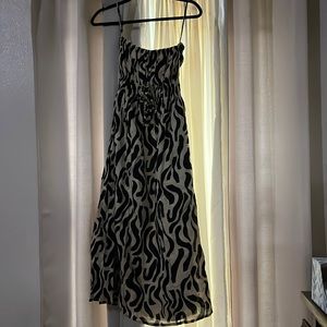 Faithful the brand strapless linen dress